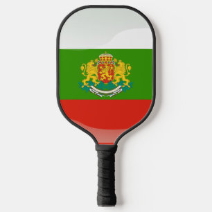 Raquette De Pickleball Armoiries de la Bulgarie