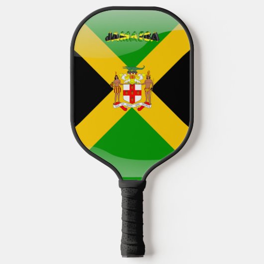 Raquette De Pickleball Armoiries de la Jamaïque (Recto)