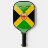 Raquette De Pickleball Armoiries de la Jamaïque (Verso)