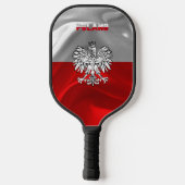 Raquette De Pickleball Armoiries de la Pologne (Verso)