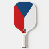 Raquette De Pickleball Armoiries de la République tchèque (Verso)