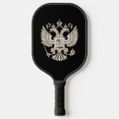 Raquette De Pickleball Armoiries de la Russie - version blanche (Recto)