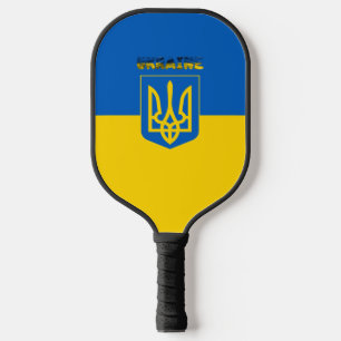 Raquette De Pickleball Armoiries de l'Ukraine