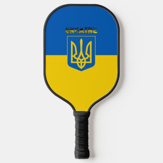 Raquette De Pickleball Armoiries de l'Ukraine (Recto)