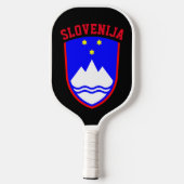 Raquette De Pickleball Armoiries de SLOVÉNIE (Verso)