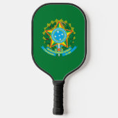 Raquette De Pickleball Armoiries du Brésil (Verso)