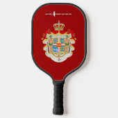 Raquette De Pickleball Armoiries du Danemark (Verso)