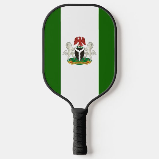 Raquette De Pickleball Armoiries du Nigeria (Recto)