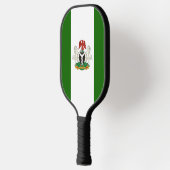 Raquette De Pickleball Armoiries du Nigeria (Gauche)