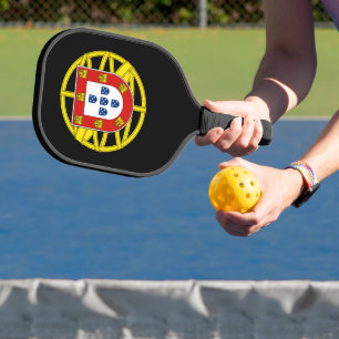 Raquette De Pickleball Armoiries du Portugal (Petit cacao)