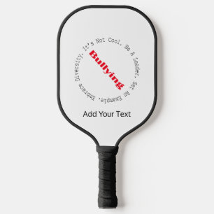 Raquette De Pickleball Arrêtez l'intimidation - Plan par Shirley Taylor