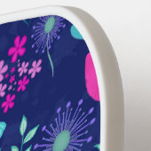 Raquette De Pickleball Arrière - plan à motif floral mignon (Détail gauche)