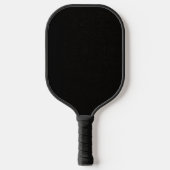 Raquette De Pickleball Arrière - plan noir simple avec un motif léger (Recto)