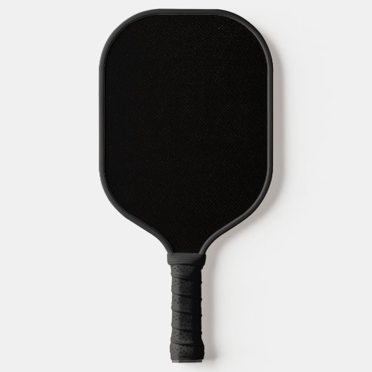 Raquette De Pickleball Arrière - plan noir simple avec un motif léger (Recto)