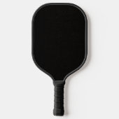 Raquette De Pickleball Arrière - plan noir simple avec un motif léger (Verso)