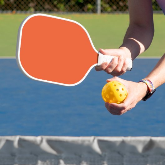 Raquette De Pickleball Arrière - plan orange vif (Insitu)