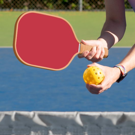 Raquette De Pickleball Arrière - plan rouge foncé (Insitu)