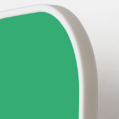 Raquette De Pickleball Arrière - plan vert à la menthe plate - Design Mar (Détail gauche)