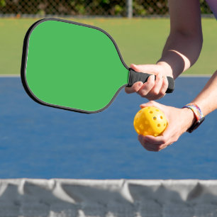 Raquette De Pickleball Arrière - plan vert et frontière blanche pour un â