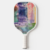 Raquette de Pickleball Art Abstrait (Verso)