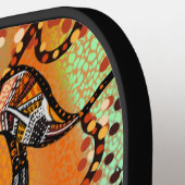 RAQUETTE DE PICKLEBALL ART AUSTRALIEN (Détail gauche)