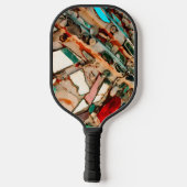 Raquette De Pickleball Art Coloré (Verso)