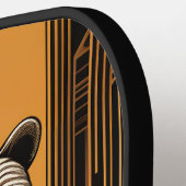 Raquette De Pickleball Art Déco Ours Pickleball Personnalisé Paddle (Détail gauche)