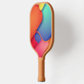 Raquette De Pickleball Art moderne, Dplis de couleurs (Gauche)