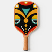 Raquette De Pickleball Art tribal de Rasta (Verso)