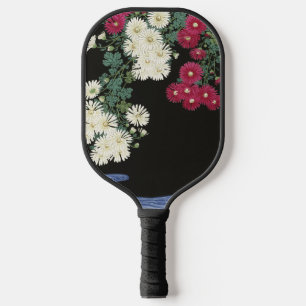 Raquette De Pickleball Art vintage d'Ohara Koson représentant des chrysan