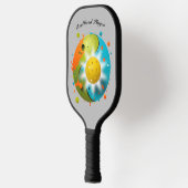 Raquette De Pickleball Artistique Abstrait coloré personnalisation (Gauche)
