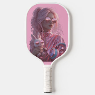 Raquette de Pickleball Artistique Rose – Sportive