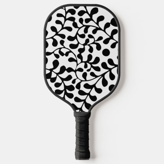 Raquette De Pickleball Assez orné impression noir et blanc (Recto)