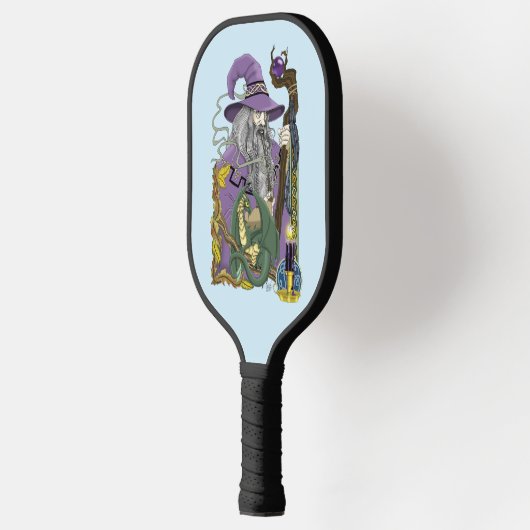 Raquette De Pickleball Assistant Imaginaire Dragon violet (Gauche)