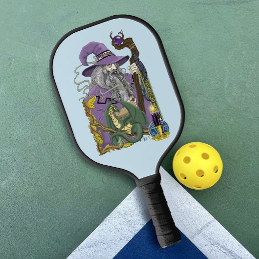Raquette De Pickleball Assistant Imaginaire Dragon violet