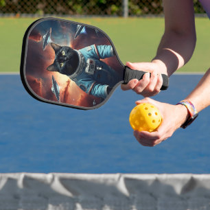 Raquette De Pickleball Astronaut de chat galactique