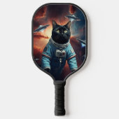 Raquette De Pickleball Astronaut de chat galactique (Recto)
