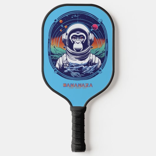 Raquette De Pickleball Astronaute du singe spatial (Recto)