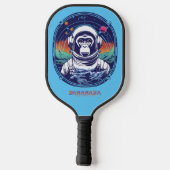 Raquette De Pickleball Astronaute du singe spatial (Verso)