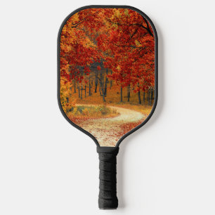Raquette De Pickleball automne dans la forêt