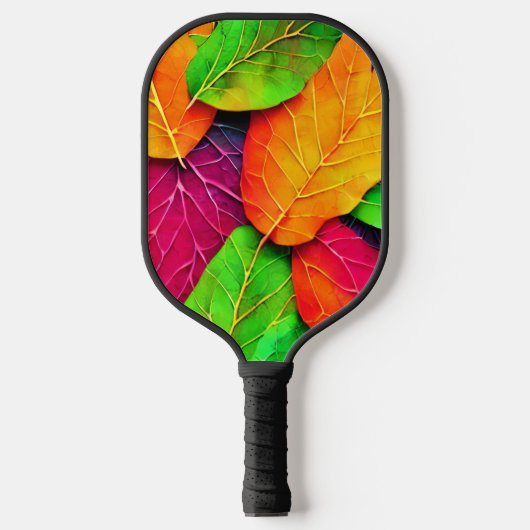 Raquette De Pickleball Automne Feuilles Motif (Recto)