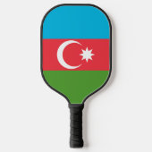 Raquette de pickleball avec drapeau de l'Azerbaïdj (Recto)