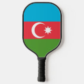 Raquette de pickleball avec drapeau de l'Azerbaïdj (Verso)