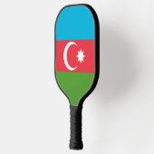 Raquette de pickleball avec drapeau de l'Azerbaïdj (Gauche)