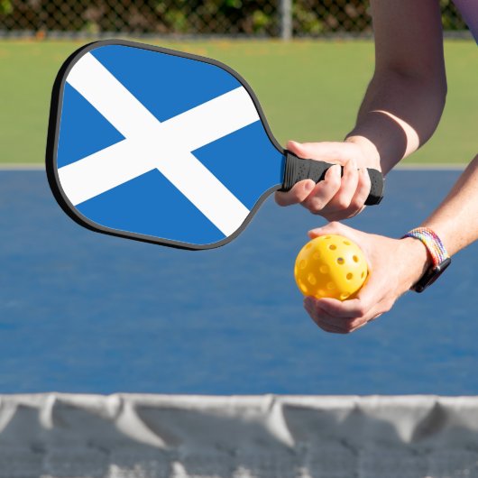 Raquette de Pickleball avec drapeau de l'Écosse (Insitu)