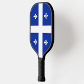 Raquette de Pickleball avec drapeau du Québec (Gauche)