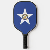 Raquette de Pickleball avec le drapeau de Houston, (Recto)