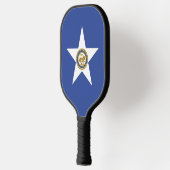 Raquette de Pickleball avec le drapeau de Houston, (Gauche)