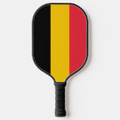 Raquette de Pickleball avec le drapeau de la Belgi (Recto)
