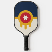 Raquette de Pickleball avec le drapeau de la ville (Recto)